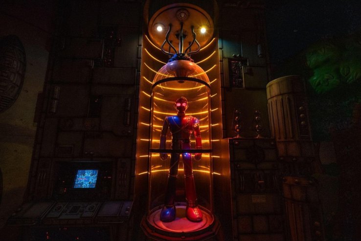 A dramatic exhibit at the Ishinomori Manga Museum ©ISHINOMORI PRODUCTION INC.