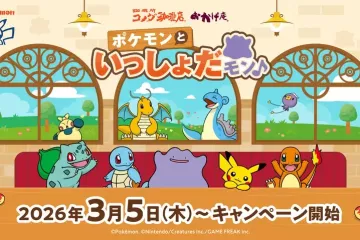 Pokémon Returns to Komeda Coffee with New Collaboration