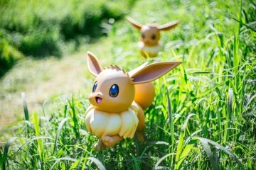 Eevees at PokéPark Kanto 