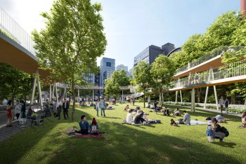 The Gateway Park rooftop spaces