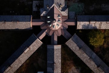 Bird's eye view of HOSHINOYA Nara Prison Hotel