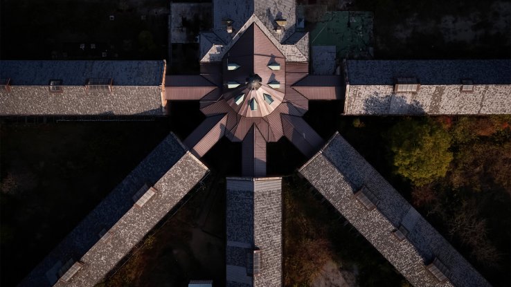 Bird's eye view of HOSHINOYA Nara Prison Hotel