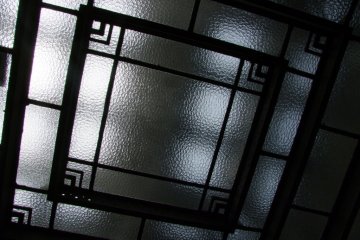 Art deco ceiling.