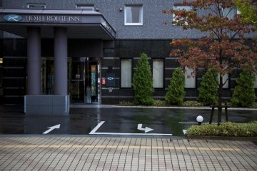 Hotel Route-Inn Saga Ekimae, main entrance