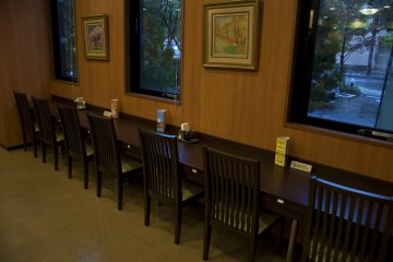 This is by far my favourite place in the restaurant. I used to have my breakfast here every morning looking through the window.