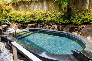 Male open-air bath
