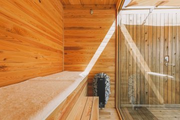 Private sauna room