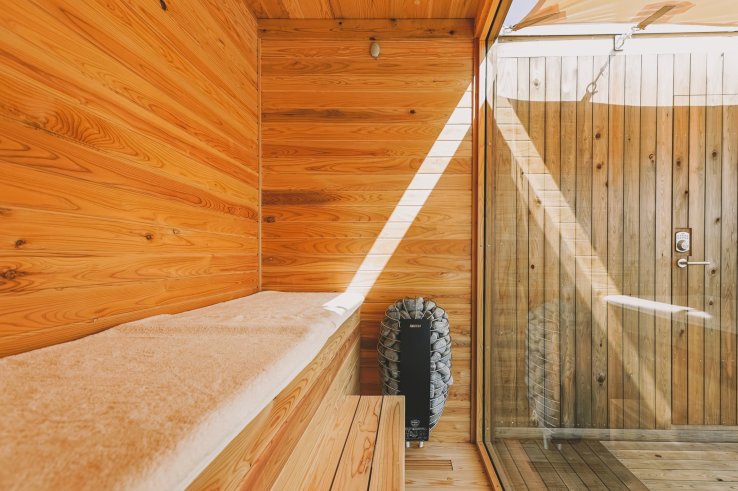 Private sauna room