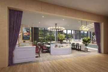 Cafe PAVLOV is just one option for a quick bite or drink at the complex