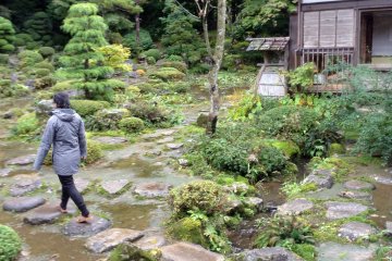 The garden at Gyokusen is picturesque with hundreds of years of history. It is the perfect backdrop for meditation.