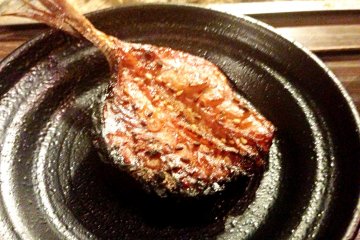 Grilled marinated sweet soy butterflied fish