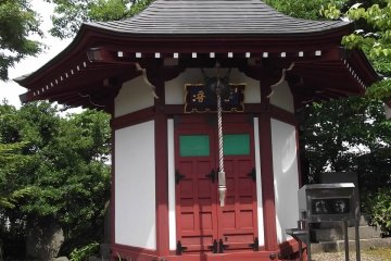 There are a number of distinctive buildings in the temple grounds