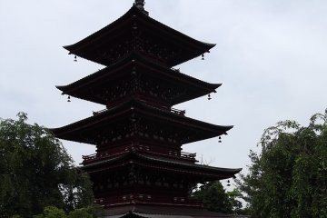 There's quite a lot of greenery around the temple site