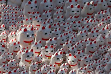 The Birthplace of Maneki Neko