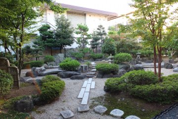 This Japanese garden was just outside my 1F window