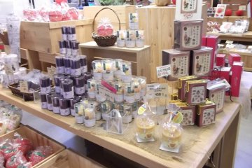 Jams, preserves and teas are also for sale