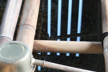 All temples and shrines have a purification basin