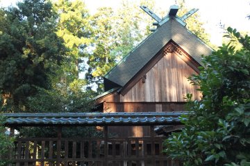 Back of the shrine where the main alter is kept. The shrine was moved to its current location in 1129