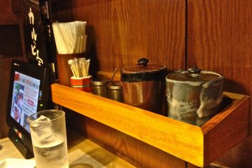 Myriad of sauces available