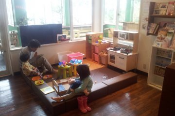 One of the many play areas
