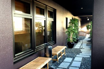 The top floor of Dormy&nbsp;Premium Inn has a pleasant balcony, a sauna and hot springs bath.