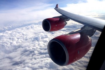 <p>It is a peaceful overnight flight from London to Tokyo, departing just after lunch and arriving the next morning.</p>
