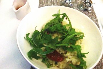 <p>Risotto and Rocket</p>