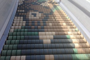 The Tobara Park slide's rollers have separated plastic pieces that allows fast movement to the bottom of the hill
