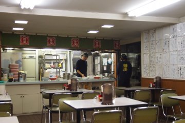 Hachiya Ramen, one of the famous ramen places in Asahikawa