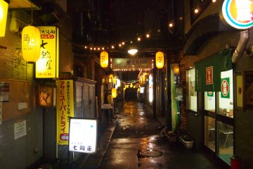 The shops at Fraleet alley all have the traditional sliding door feature