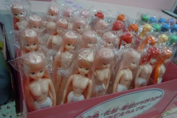 This would have been my favorite area when I was a child. Chose a exclusive hand made Rika-chan doll, dress her up and take her home for Y1800