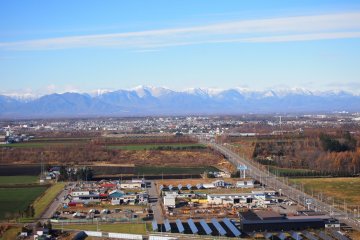 The view from my hotel room on a clear day.