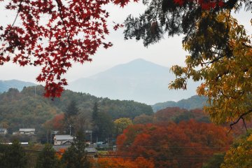 A view of Tochiya town from the hillock behind Shimabuji temple
