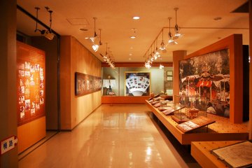 Second floor shows the collection of former festival
