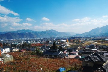 Rural area with old Japanese style houses