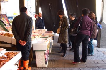 Bargaining is acceptable at Nijo Fish Market so go ahead, get your money's worth!