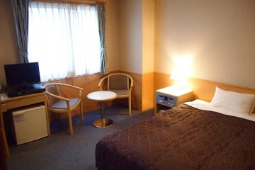 The hotel gives guests the option of Single (B) room, which is more spacious than the standard Single (A).
