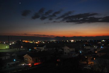Sunset view from the 4th floor