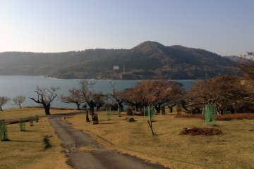The paved path from the port leads all the way up to the main shrine. Some parts are steep, so feel free to take breaks and soak in the majestic view.