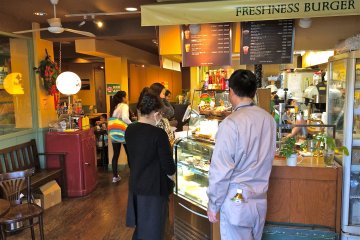Get ready to place your order at Freshness Burger