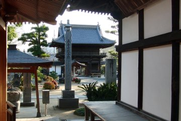 View from between two halls