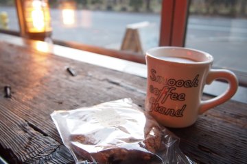 Cappucino and Oatmeal raisin monster cookie was my choice that day.