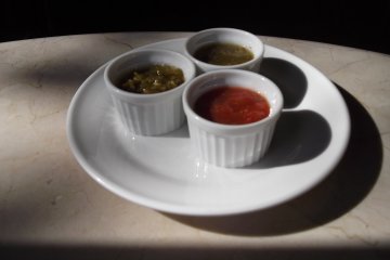 <p>Dips for my nachos</p>