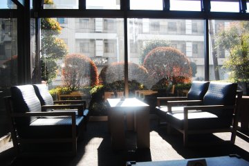 The lobby of Hotel Route Inn Ageo