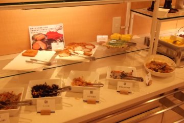 <p>The buffet breakfast</p>