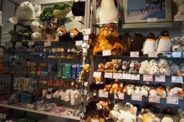 <p>Asahiyama&nbsp;Zoo products in the Tourism and Local Products Information Center.</p>