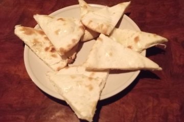 <p>My coconut nan bread</p>