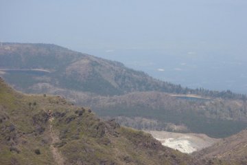 Crater lakes and volcanic peaks in Kirishima National Park
