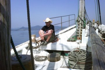 <p>Looking forward to a great day's fishing trip heading out to the Amakusa Islands in Kumamoto Prefecture in South Western Japan</p>