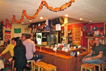 Le bar est fin prêt pour Halloween